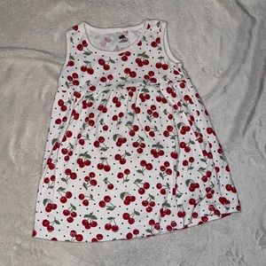 Cherry toddler dress